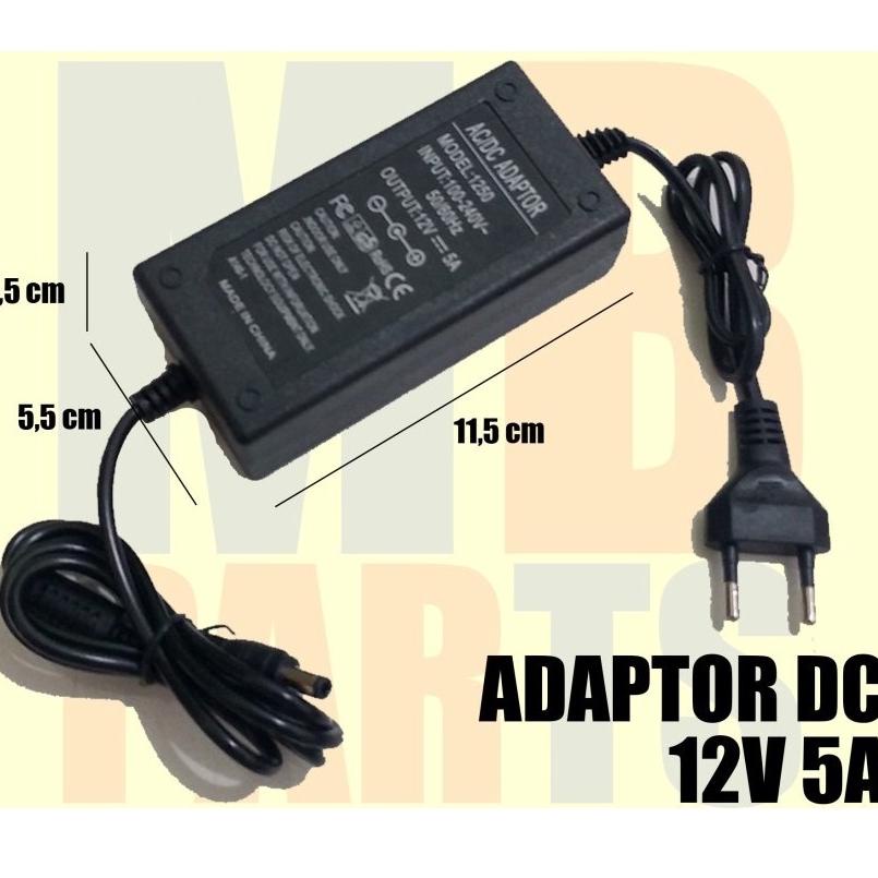 [FLASH SALE ] Adaptor 12 Volt 5 Amper Murni Untuk Pompa DC [KODE 803]