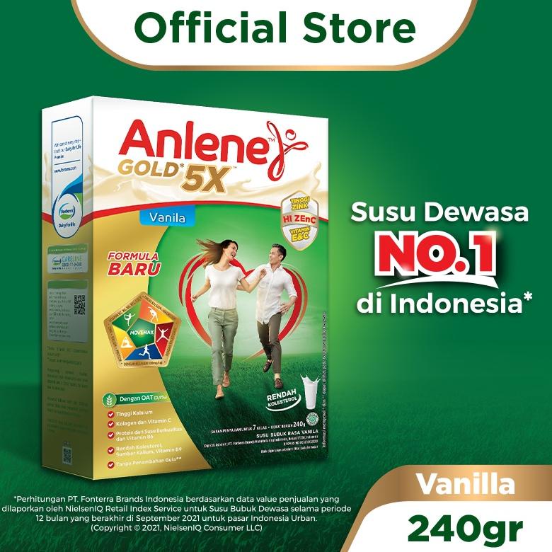 

PALING AMPUH✌️>>> Anlene Gold 5X Susu Bubuk Dewasa Vanila 240g - Nutrisi Tinggi Kalsium Untuk Tulang, Sendi, dan Otot