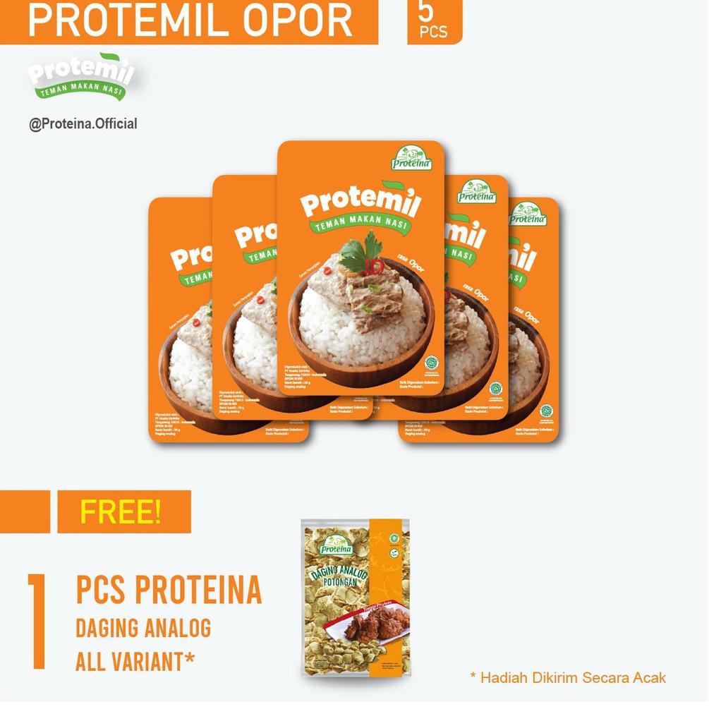 

Terlaris Protemil Opor 5pcs + FREE 1pcs Proteina Daging Analog