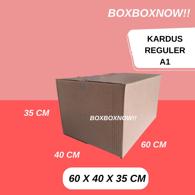 

60 X 40 X 35 CM KARDUS POLOS KARTON PACKING DUS KOTAK BOX