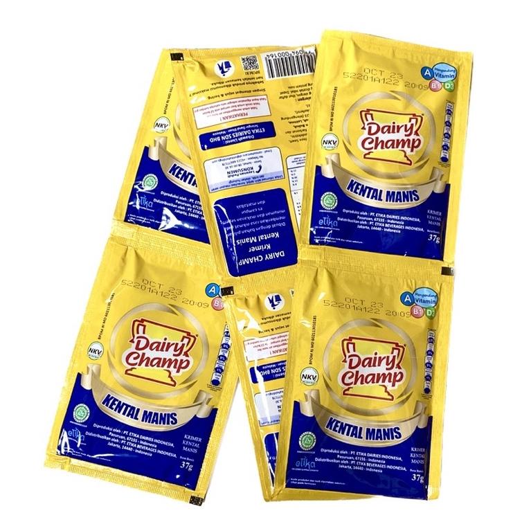 

Terbaru susu sachet kental manis dairy champ (6pcs)