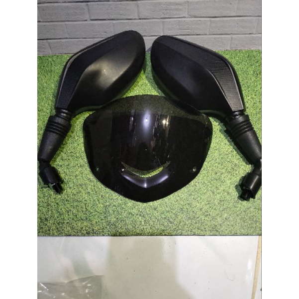 Visor Fiz R Vega R Mio X1 Plus Spion Model Click Vario Import Sepasang Berkualitas