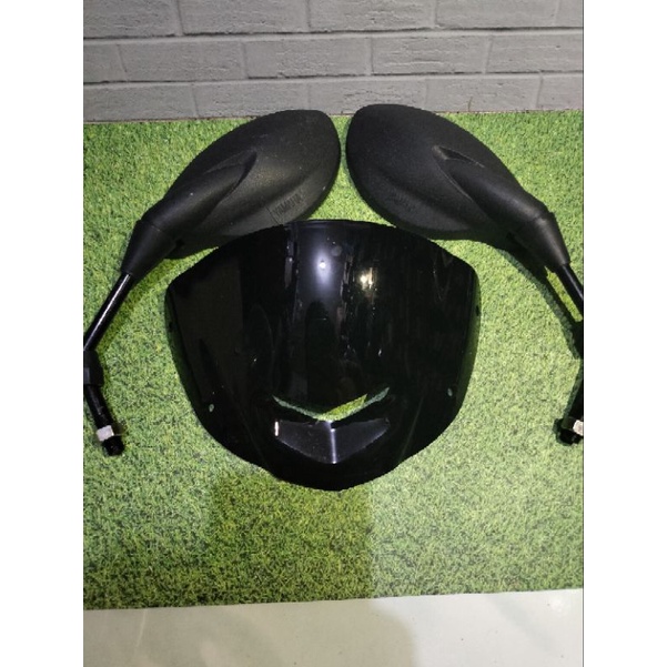 Visor Fiz R Karbon Vega R Mio Dll Plus Spion X1 Import Berkualitas