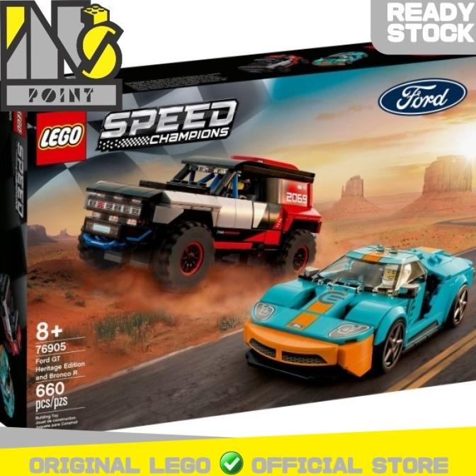 Promo Lego 76905 - Speed Champions - Ford Gt Heritage Edition And Bronco R Terbaru