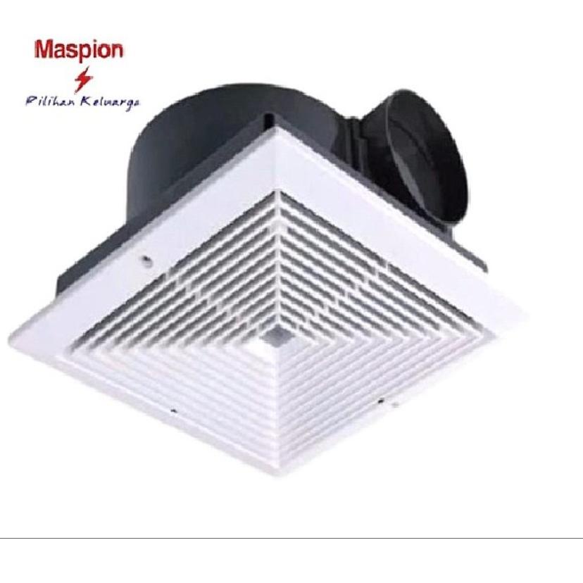 Lebih Puas Maspion Exhaust Fan Plafon MV-16EX Ceiling Exhaust Fan 6" MV16EX / MV-16 EX Ciling Cerobo