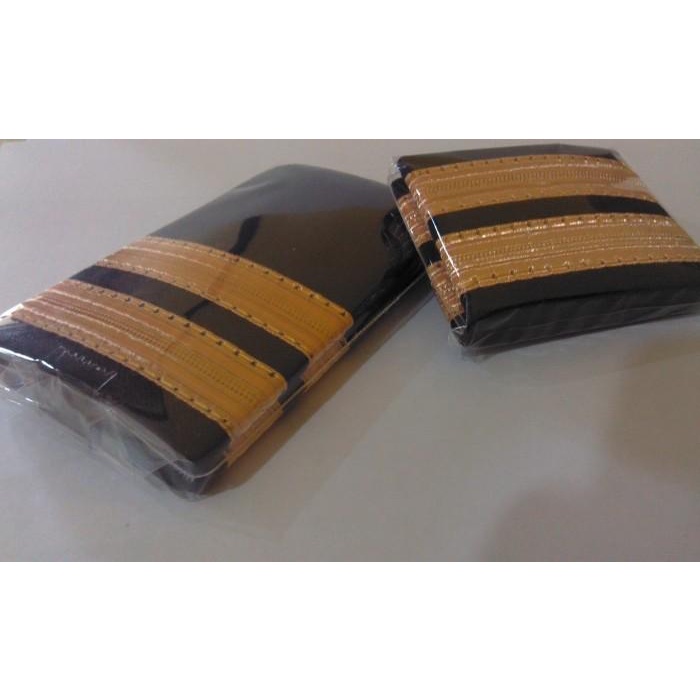 Bar Epaulette Pilot Gold 2 Original Airlines Pilotpreneur