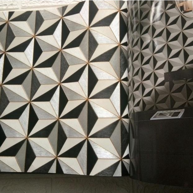 Wallpaper Dinding Premium Motif 3D Background Dinding Ruangan TV 10m