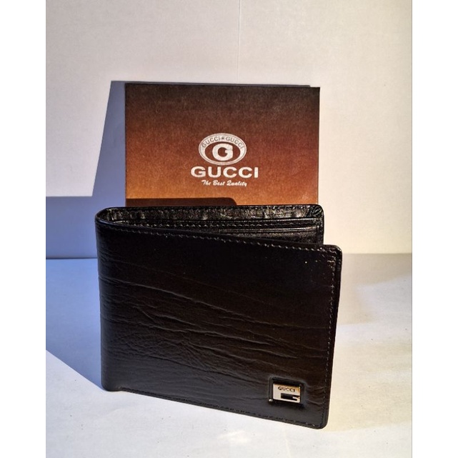 Dompet Lipat Kulit Pria Gucci | Gift Cowok Exclusive