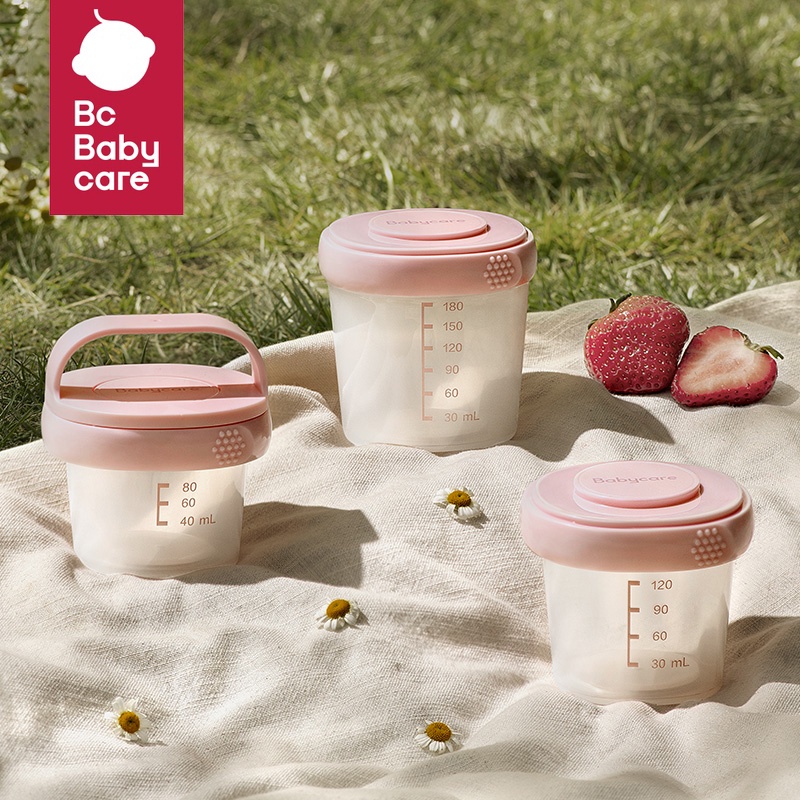 BC Babycare TEMPAT MAKAN BAYI AIR TIGHT BABY FOOD CONTAINER SET food container mpasi food container 