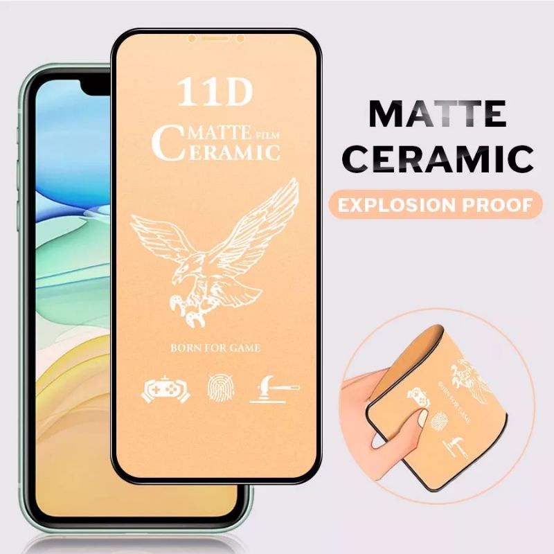 Tempered glass Ceramic Matte OPPO A Series/ccoa/Anti Minyak Pelindung Protector Cover Layar Screen Handphone Kamera