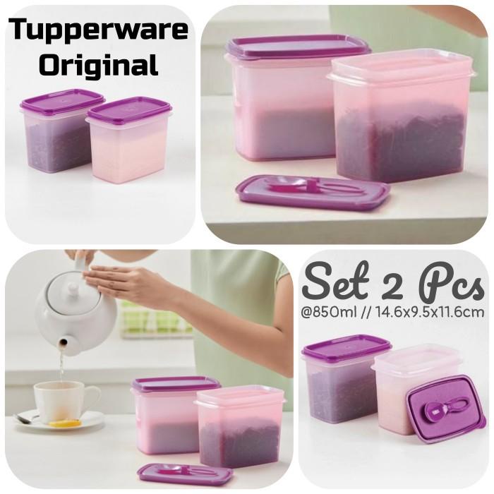 Tupperware Promo Wadah Bumbu Kopi Gula Teh Susu Garam Merica Lada Set
