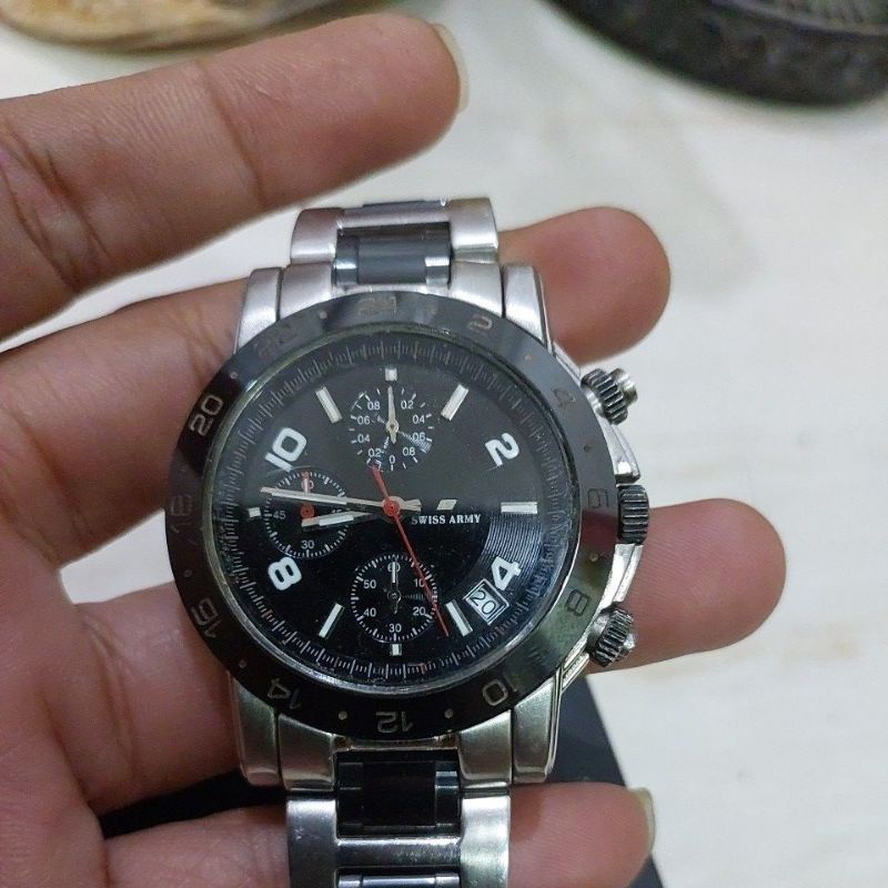 jam tangan original Swiss$ Army NO.2003G mulus preloved second bekas