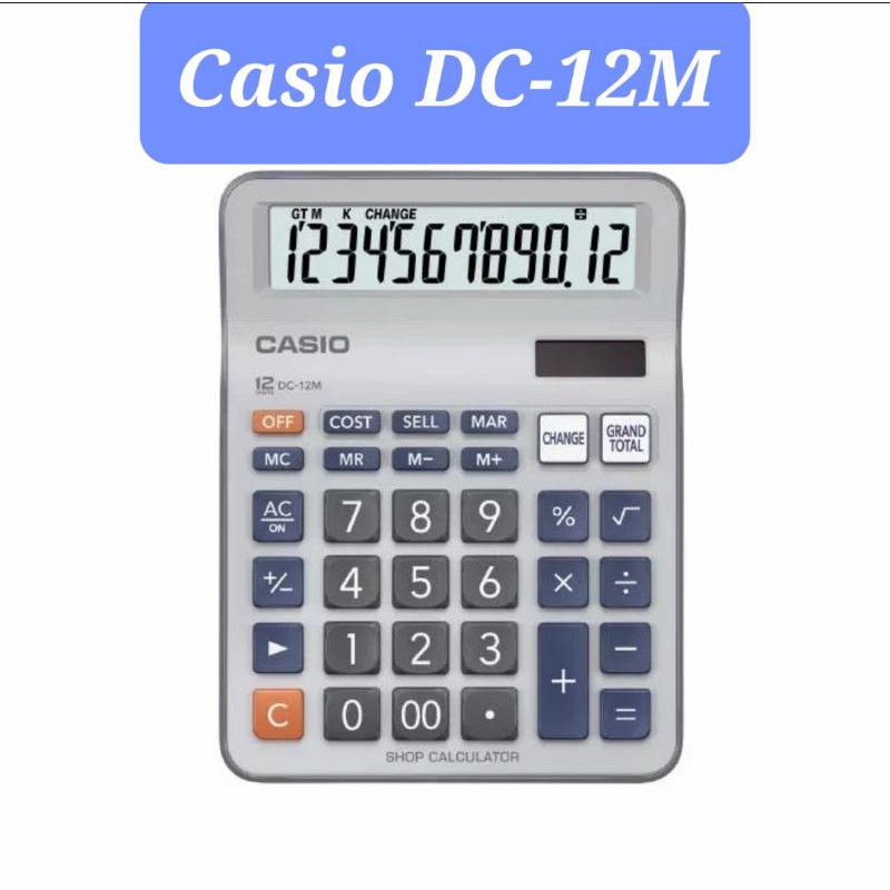 

CASIO KALKULATOR TOKO DC 12 M