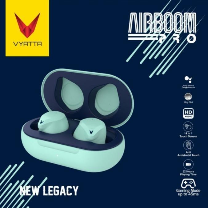 Terbaru Vyatta Airboom Pro 3 Tws Bluetooth Earphone - Touch, Hd