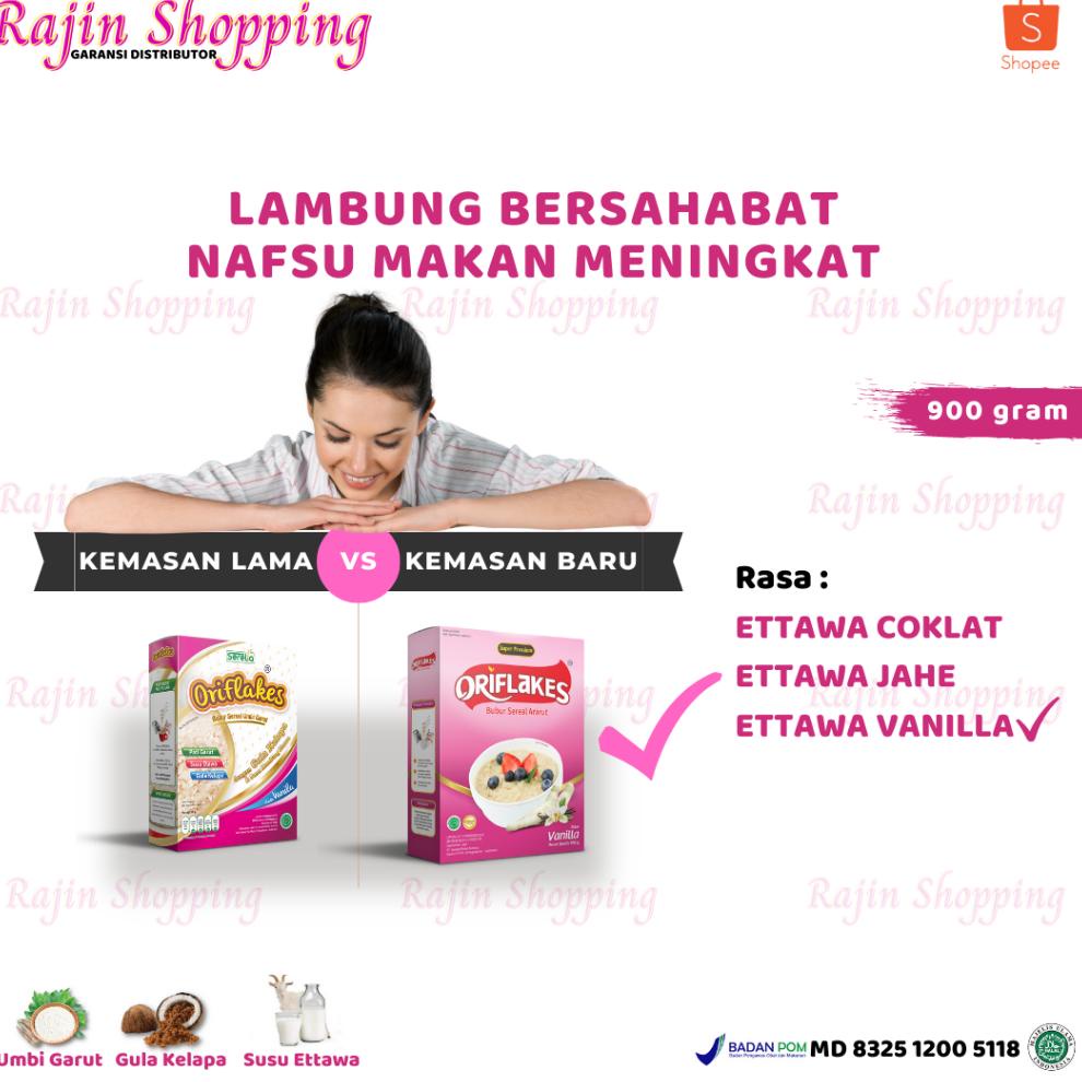 

[IMW78] Oriflakes gastro 900 Gram Sereal Umbi Garut Asam Lambung susu oriflakes gaztro etawa 41