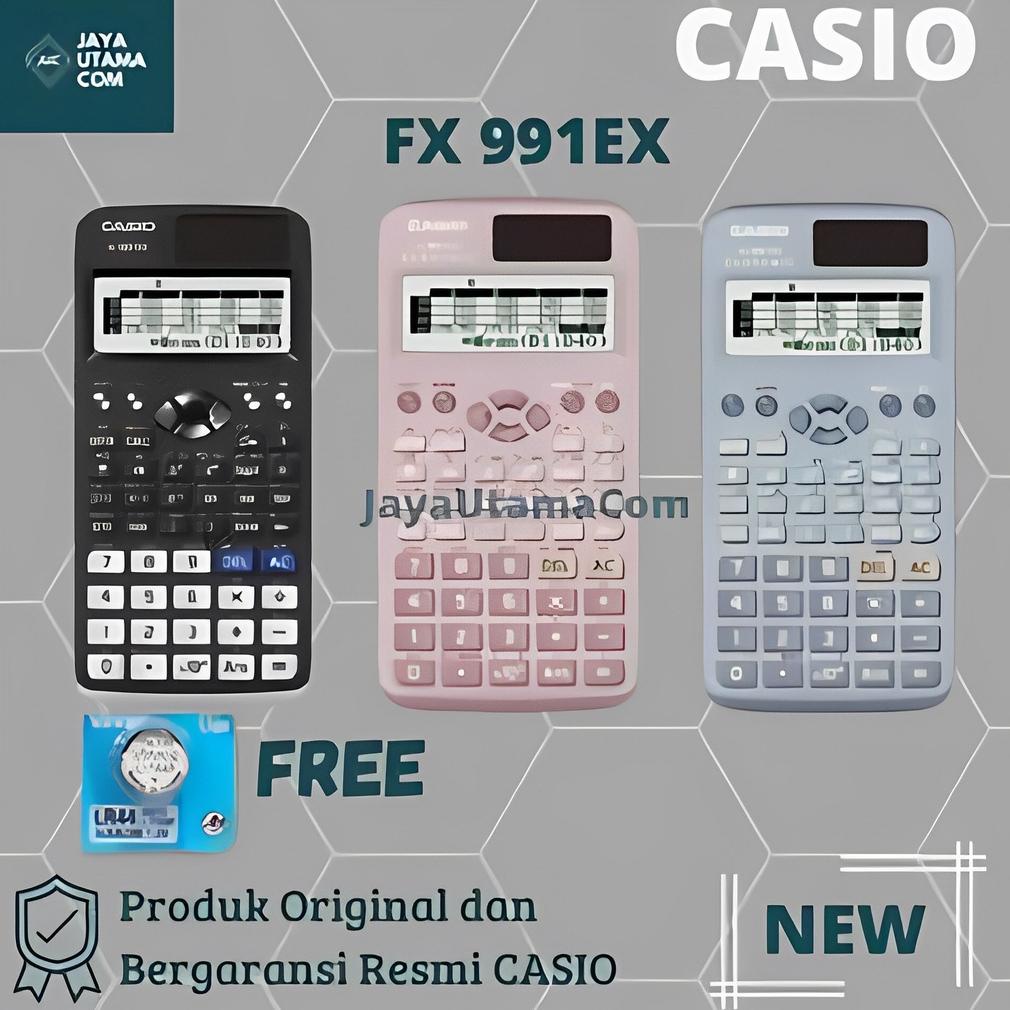 

KALKULATOR SCIENTIFIC CASIO FX 991EX ORIGINAL FREE BATERAI LR44