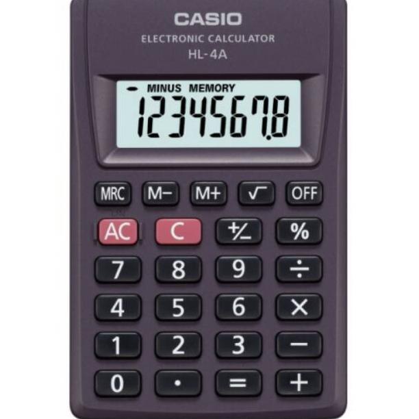 

CASIO HL-4A - Kalkulator Saku / Pocket Calculator