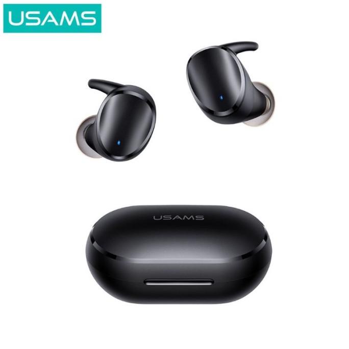 Terbaru Usams Lx08 Bluetooth Earphone Tws Earbuds Bt5.0 Ultra-Mini Size
