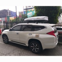 paket roof box hiro dan cross bar pajero sport Hiro Motor Sport