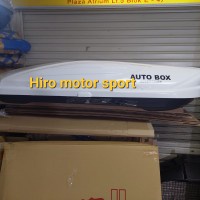 roof box auto box putih glossy 170cm Hiro Motor Sport