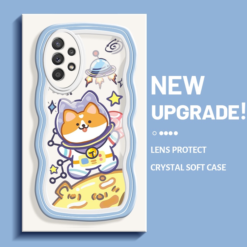 Casing Ponsel untuk Samsung galaxy A52s 5G A52 4G A52 5G Casing kartun astronot anak anjing kreatif 