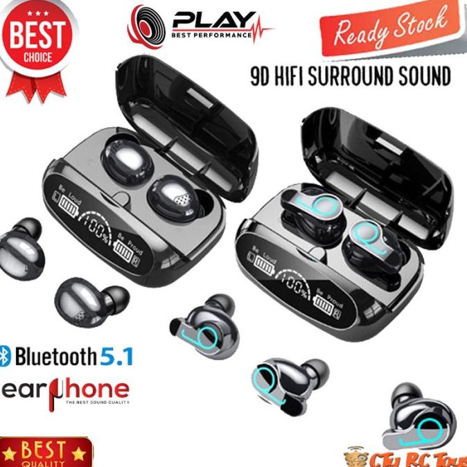 Terbaru Earphone Tws M32-M32B Bluetooth Headset For Games Music Movie Headphon