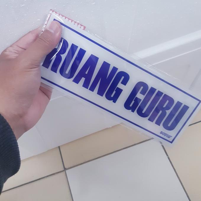 

Termantab] Papan/ Label Akrilik Tulisan Ruang Guru