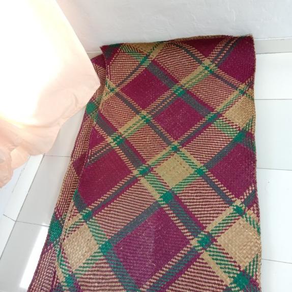 Tikar Purun Tradisional Karpet Anyaman Purun tiker natural Kalimantan