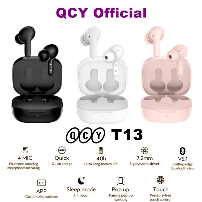 Terbaru Qcy T13 True Wireless Earbuds Earphone Tws T 13