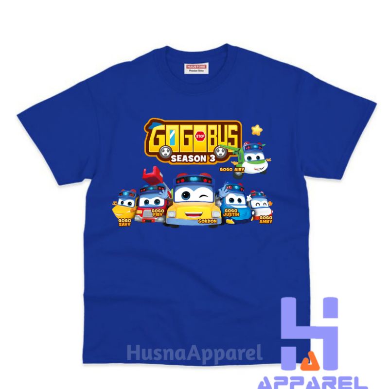 BAJU ANAK KAOS ANAK GOGOBUS GORDON