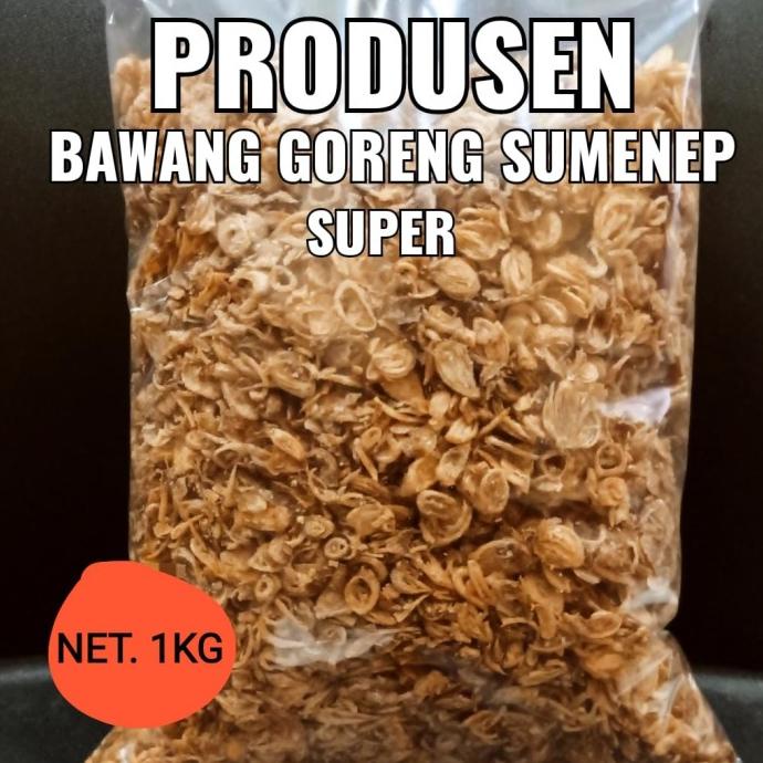 

Bawang Goreng Asli Brebes Gurih Dan Renyah 1 Kilogram.