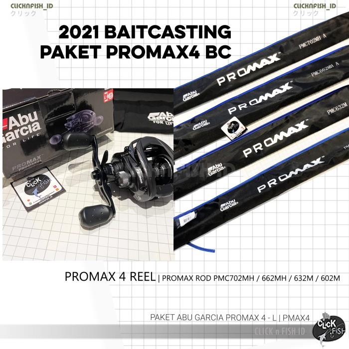 PAKET CASTING Abu Garcia PROMAX 4 - L Reel PMAXC Rod 602 632 662 702