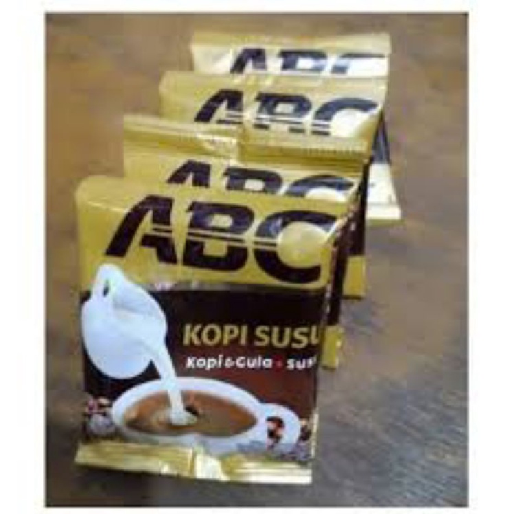 

Kopi ABC susu /isi 10 sachet