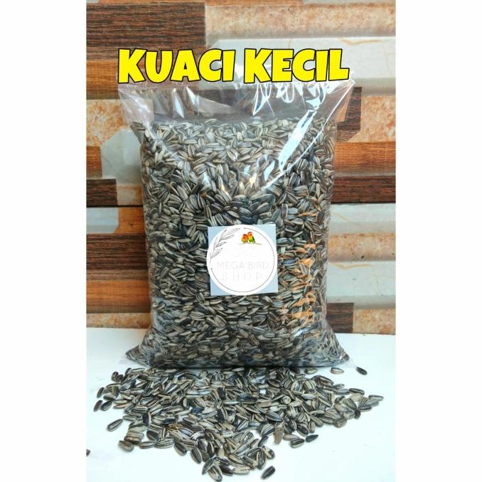 

BIJI KUACI / KWACI BIJI BUNGA MATAHARI 1KG UNTUK BURUNG & HAMSTER