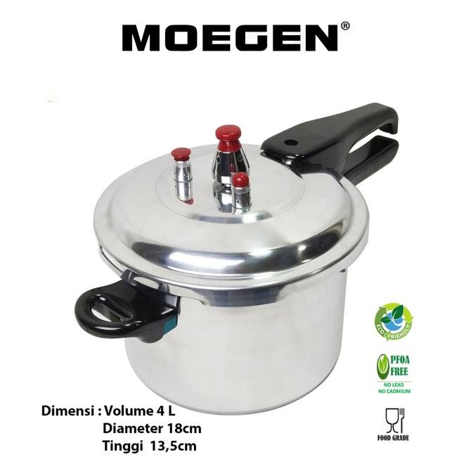 MOEGEN PANCI PRESTO 4 LITER PELUNAK DAGING PRESTO ORIGINAL SERBAGUNA