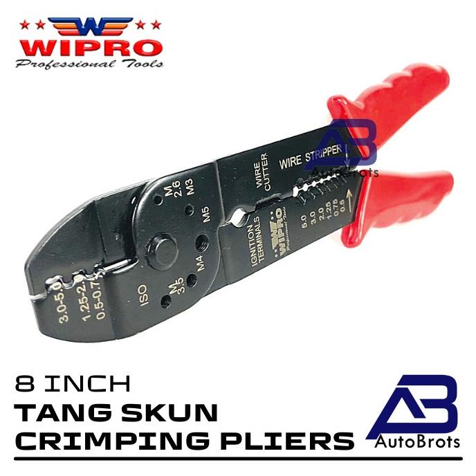 Miliki - Tang Crimping Press Skun 5mm - 0,5mm / 4 Way Crimping Tool - WIPRO ,,