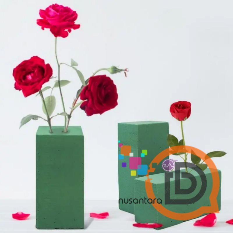 FLOWER FOAM BUKET BUNGA / Busa Bunga Hijau Kering Busa Merangkai Bunga