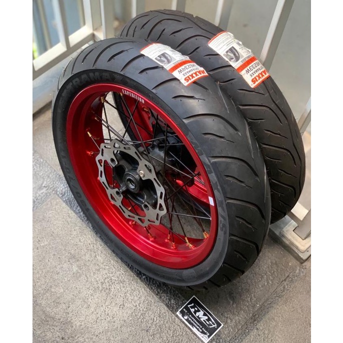 Wheelset Velg Set Supermoto Honda Crf 150L Velg Expedition Promo