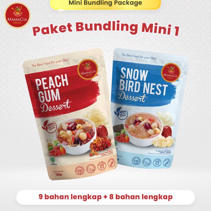 

```````] Mamacia Treats Paket Bundling MINI 1 : Peach Gum Dessert + Snow Bird N