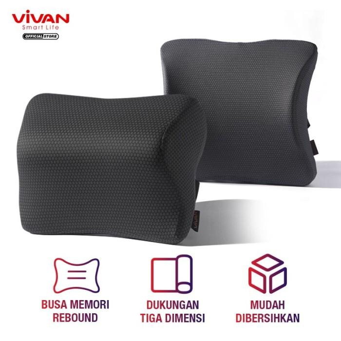 Terlaris Vivan Vcp Bantal Mobil Senderan Leher / Punggung Memory Foam Car