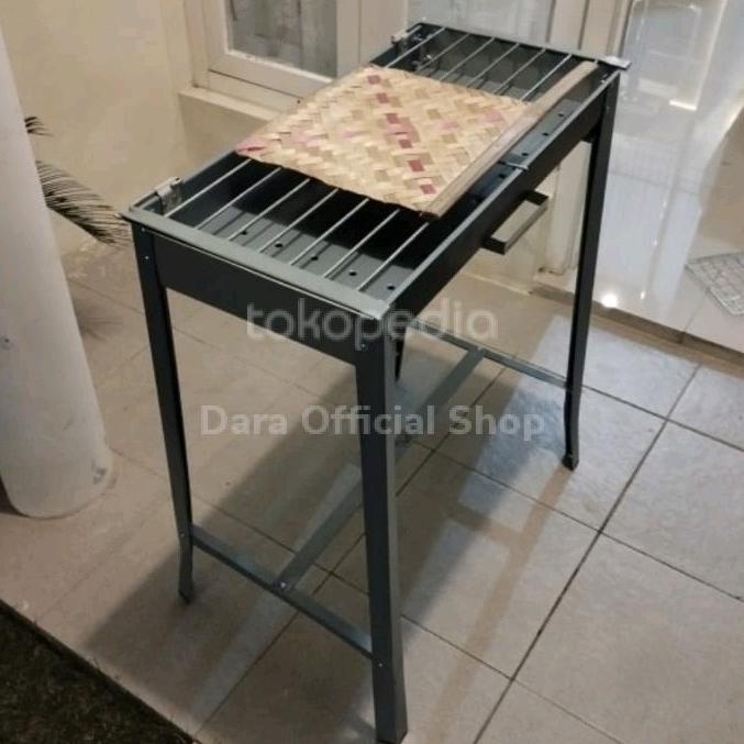 Bakaran Sate Arang Stainless Galvanis Panggangan Ikan Jagung Ayam Sale