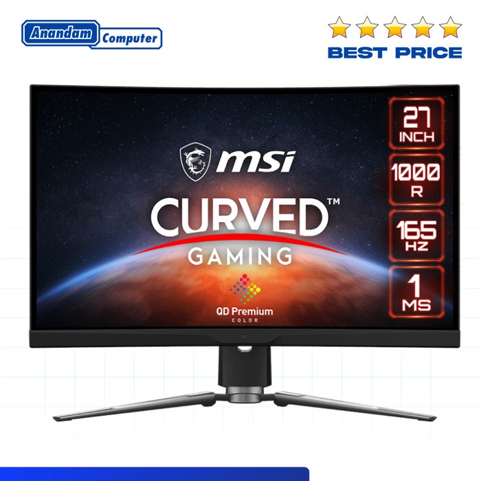 MSI MPG ARTYMIS 273CQR-QD 27&quot; WQHD 165Hz SRGB 128% - 273CQR QD Monitor