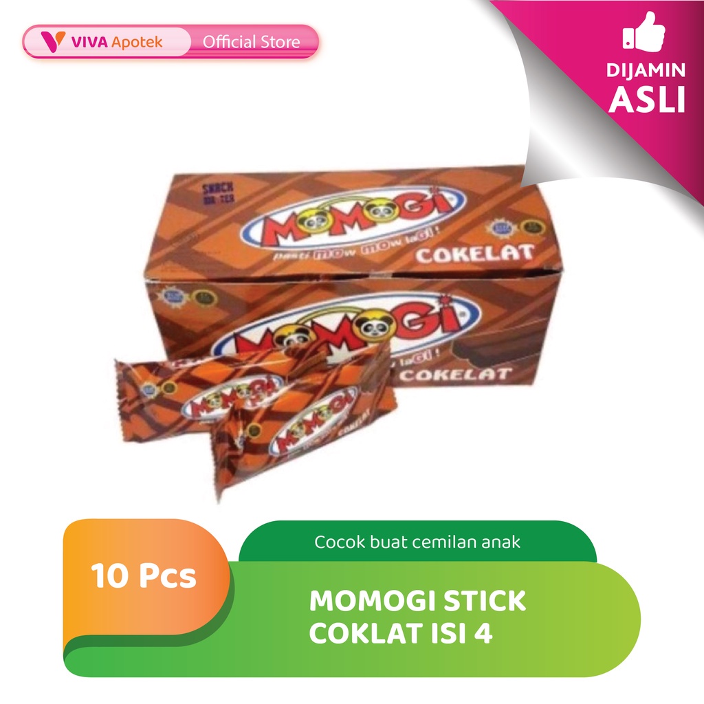 Momogi Stick Coklat Isi 2 (10 Pcs)