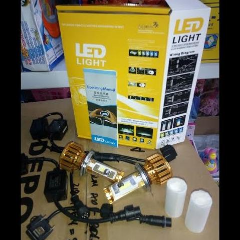 Led Cree Radium H7 30W Dual Casing 6000K & 8000K