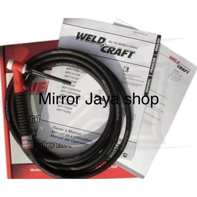 Tig torch WELDCRAFT Wp-17V-25-2 USA | Stang las argon Wp 17 Weldcraft