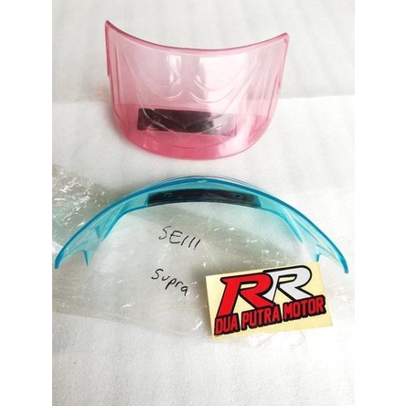 Aksesoris Winshield Winsield Cover Topi Visor Batok Lampu Depan Variasi Acc Honda Supra X 100 110 Fi