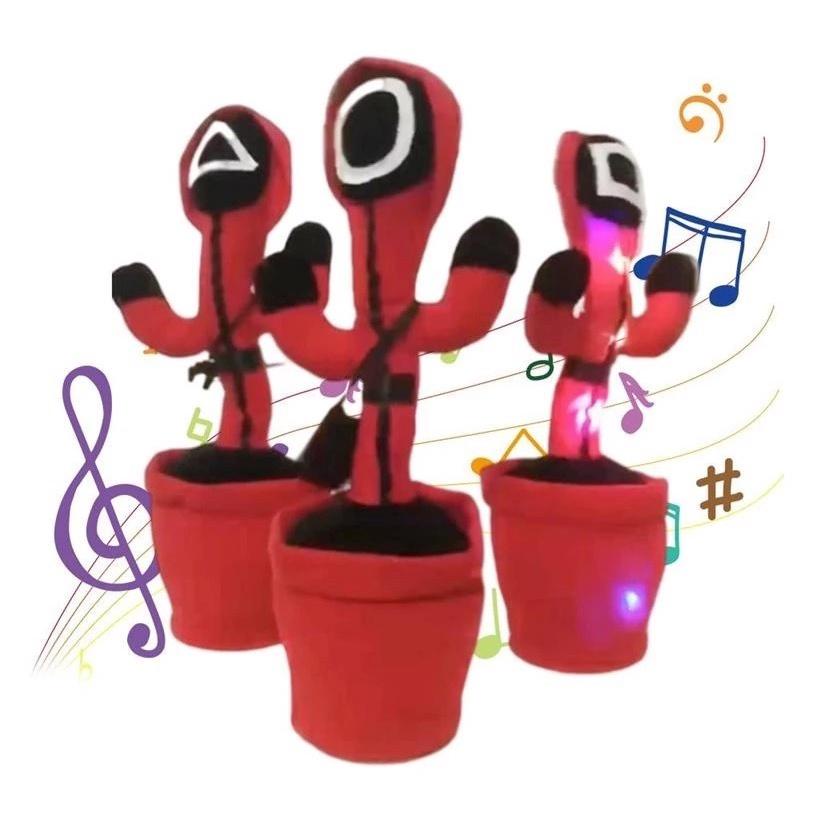 Dancing Cactus Squid Game - Boneka Goyang Kaktus Squid Game Viral - Squidgame Boneka Kaktus BHTC
