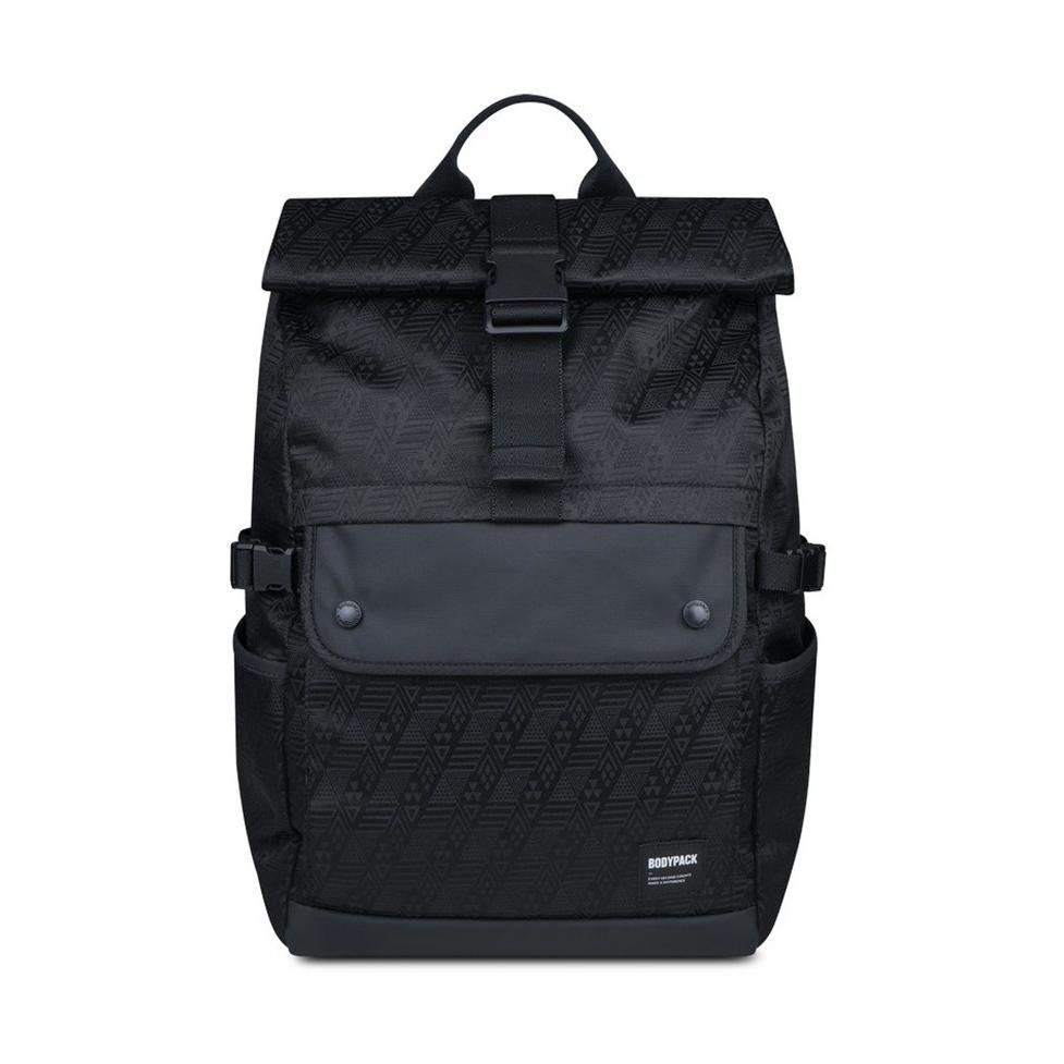 [KODE U8661] Bodypack Seattle Rawk Laptop Backpack - Black