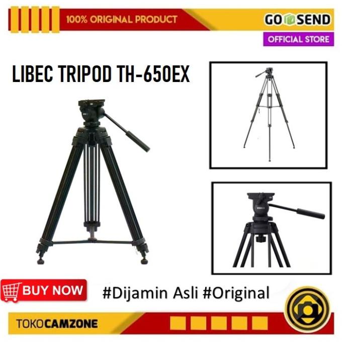 Libec TH-650EX 650EX Professional Video Tripod