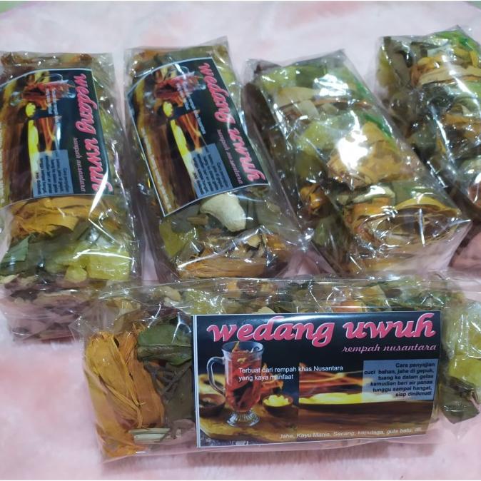 

] WEDANG UWUH KHAS SOLO LENGKAP JAHE GULA Batu isi 10pcs